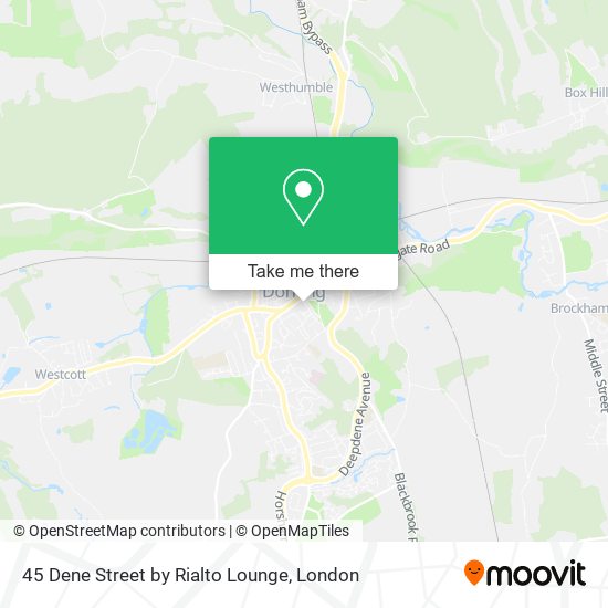 45 Dene Street by Rialto Lounge map