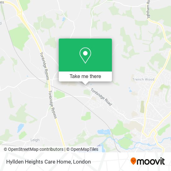 Hyllden Heights Care Home map