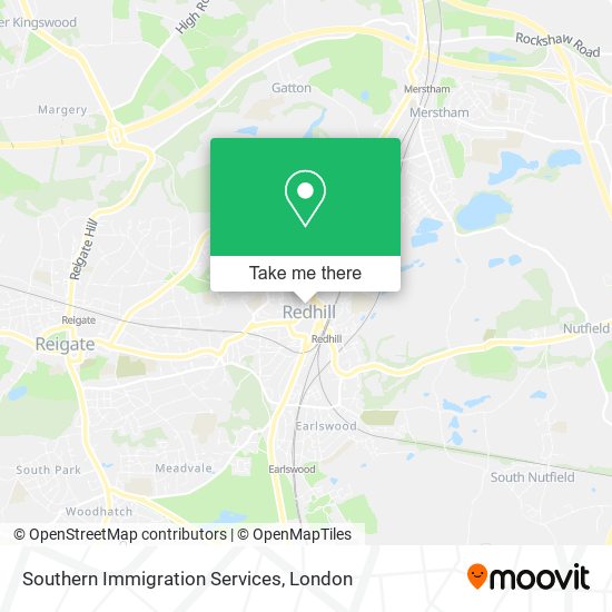 Southern Immigration Services map