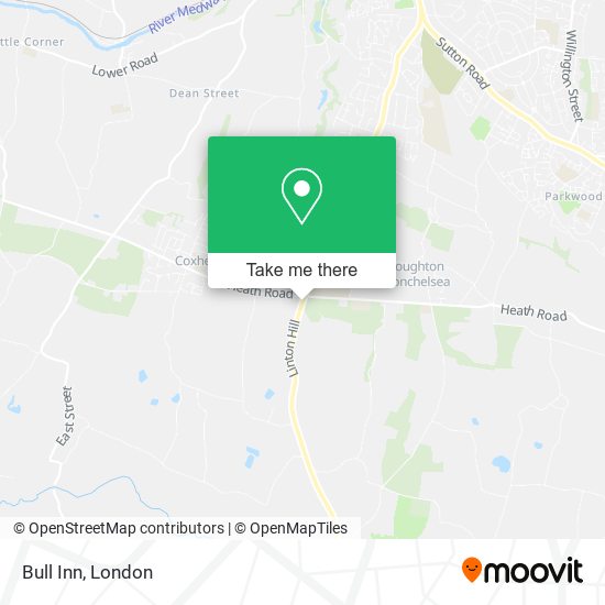 Bull Inn map