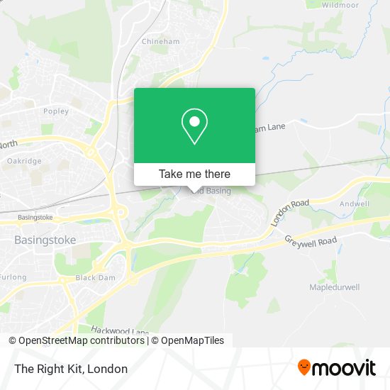 The Right Kit map