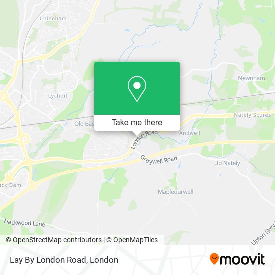 Lay By London Road map