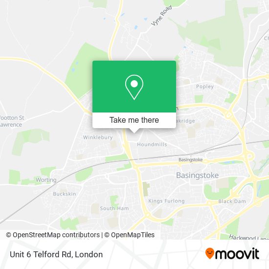 Unit 6 Telford Rd map