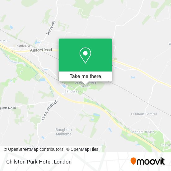 Chilston Park Hotel map