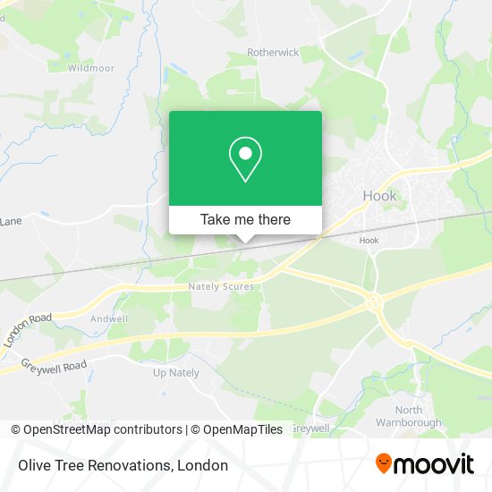 Olive Tree Renovations map