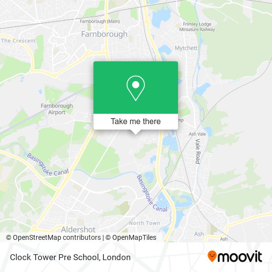 Clock Tower Pre School map