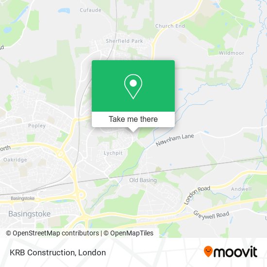 KRB Construction map