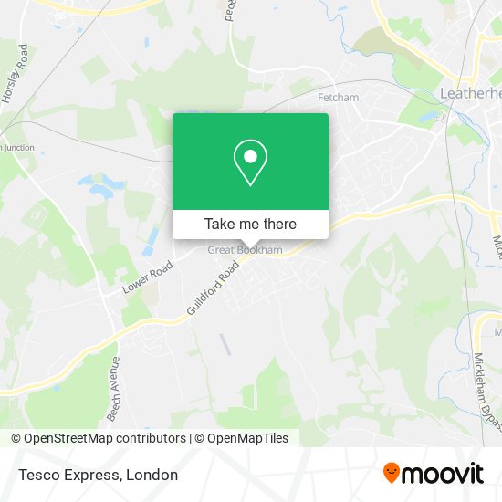 Tesco Express map