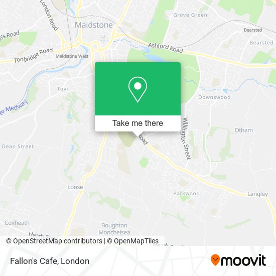 Fallon's Cafe map