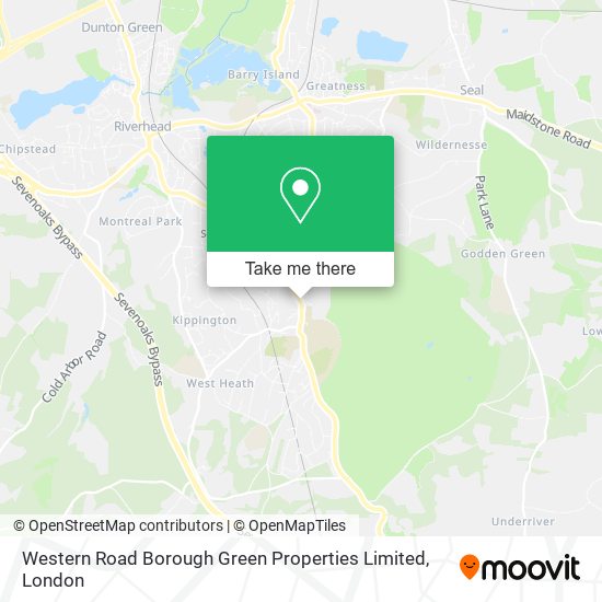 Western Road Borough Green Properties Limited map