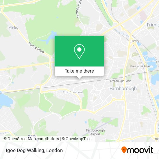 Igoe Dog Walking map