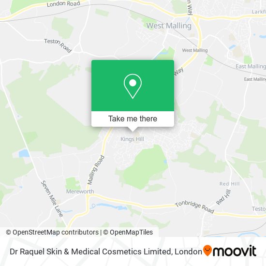 Dr Raquel Skin & Medical Cosmetics Limited map