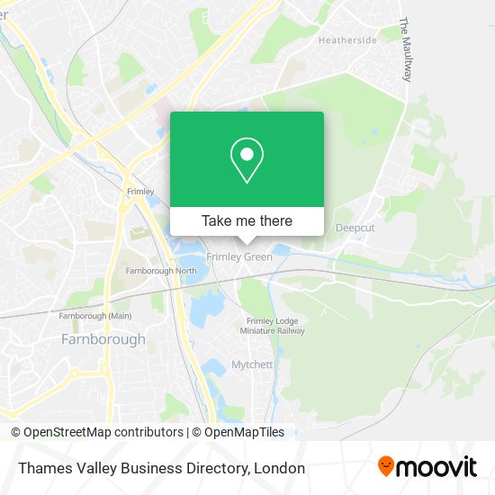 Thames Valley Business Directory map
