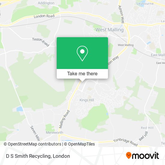 D S Smith Recycling map