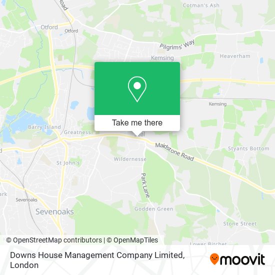 Downs House Management Company Limited map