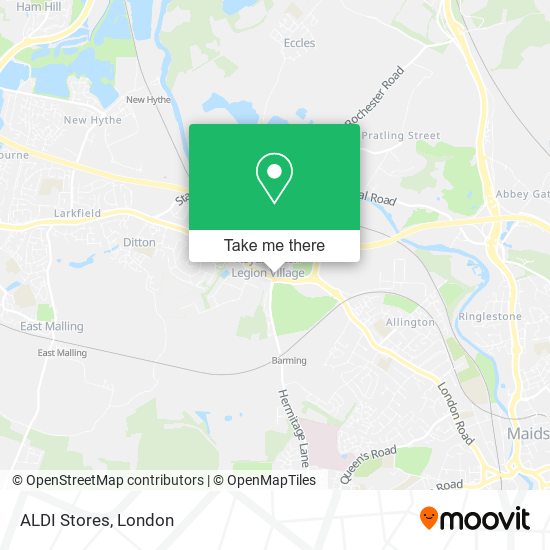 ALDI Stores map