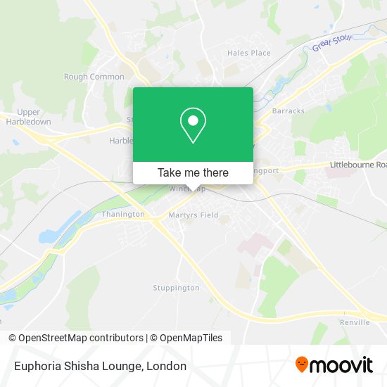 Euphoria Shisha Lounge map