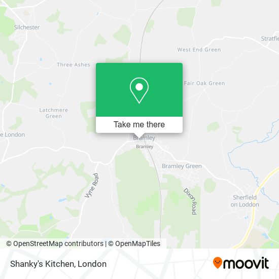 Shanky's Kitchen map
