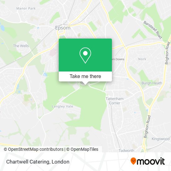 Chartwell Catering map