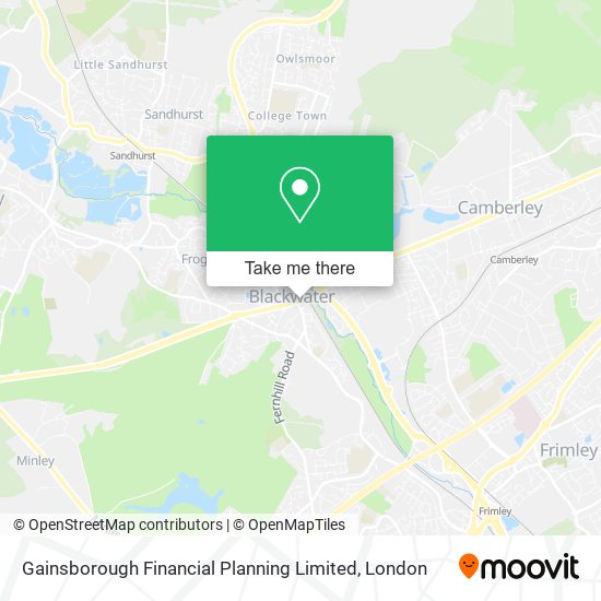 Gainsborough Financial Planning Limited map