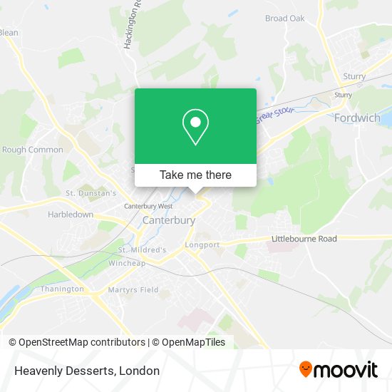Heavenly Desserts map