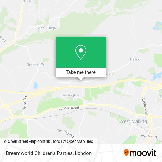 Dreamworld Children's Parties map
