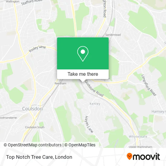 Top Notch Tree Care map