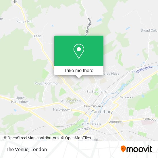 The Venue map