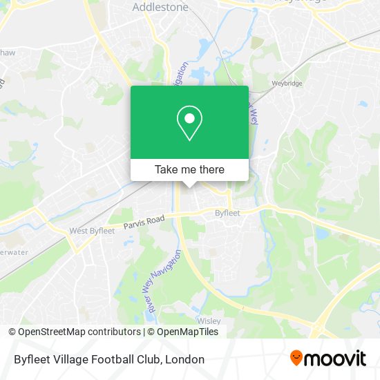 Byfleet Village Football Club map
