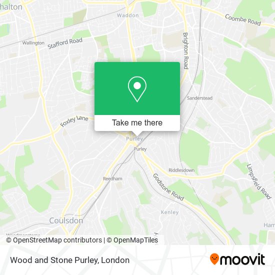 Wood and Stone Purley map