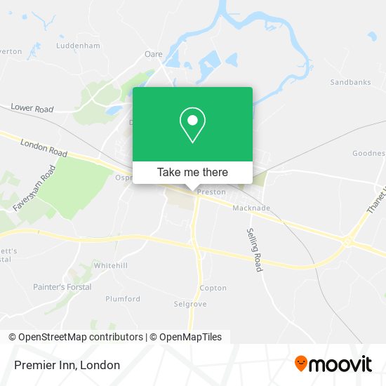 Premier Inn map