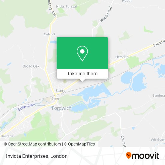 Invicta Enterprises map