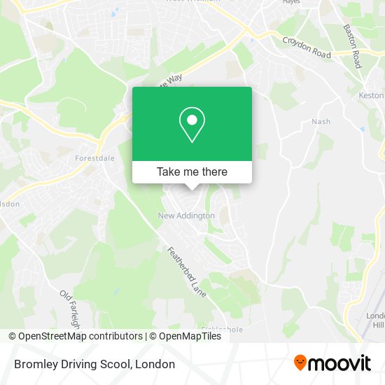 Bromley Driving Scool map