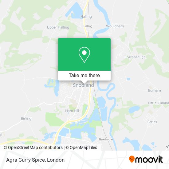 Agra Curry Spice map