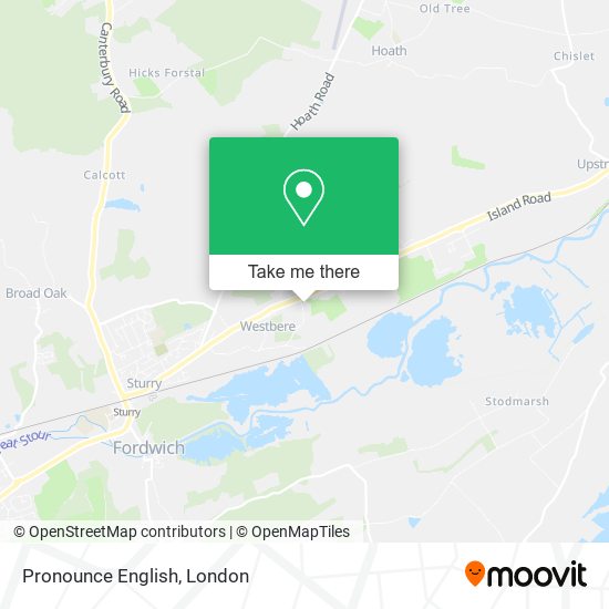 Pronounce English map