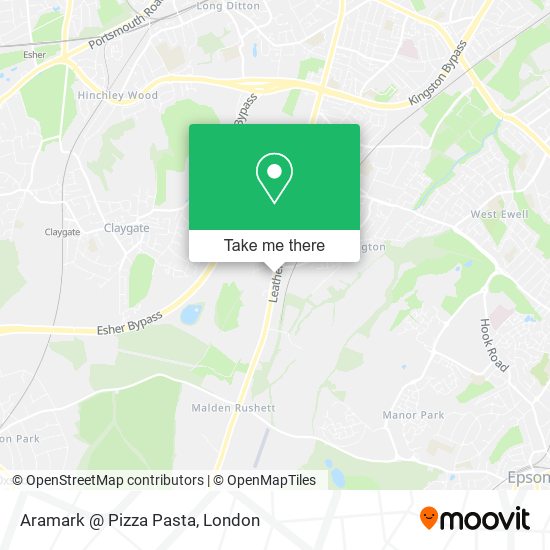 Aramark @ Pizza Pasta map
