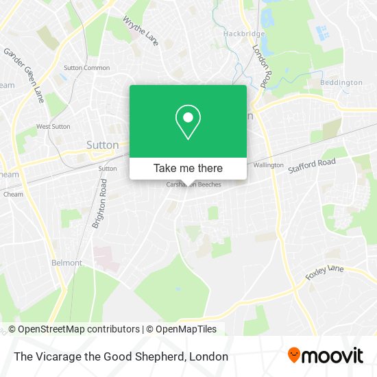 The Vicarage the Good Shepherd map