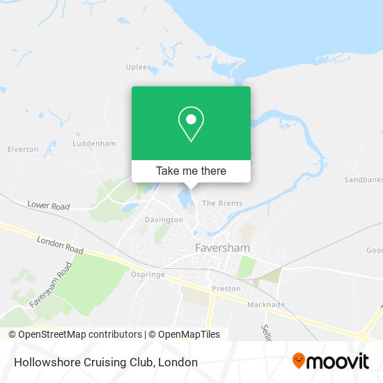Hollowshore Cruising Club map