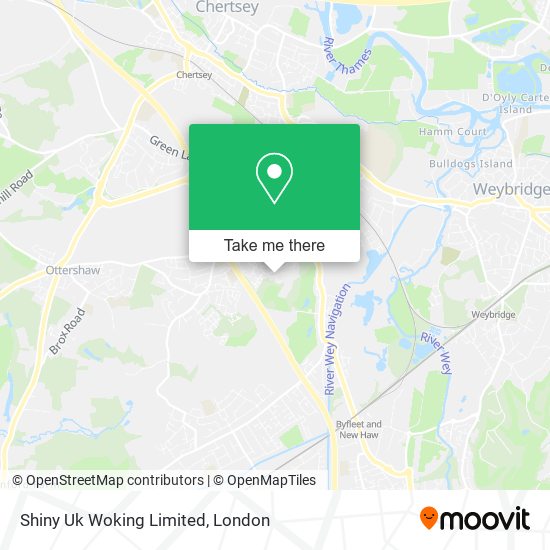 Shiny Uk Woking Limited map