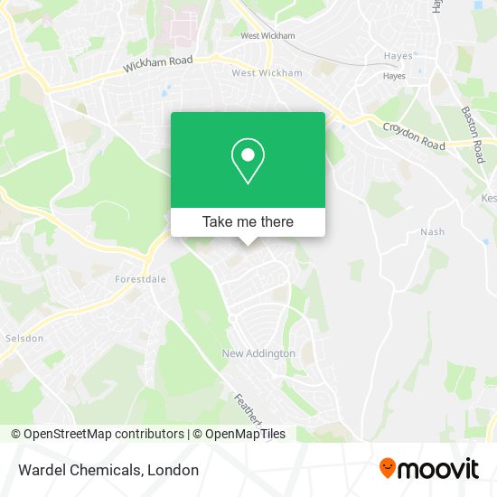 Wardel Chemicals map