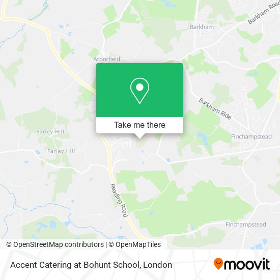 Accent Catering at Bohunt School map