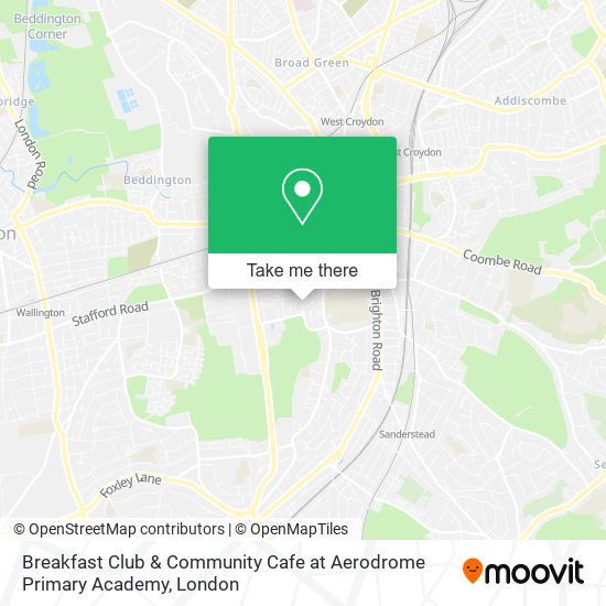 Breakfast Club & Community Cafe at Aerodrome Primary Academy map
