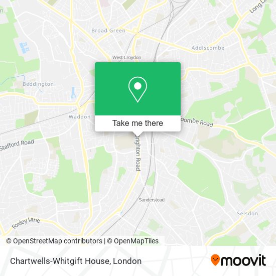 Chartwells-Whitgift House map