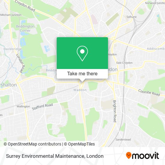 Surrey Environmental Maintenance map