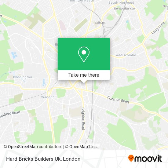 Hard Bricks Builders Uk map