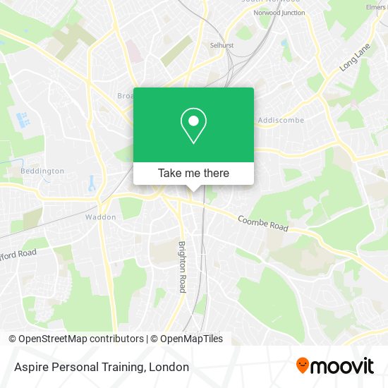 Aspire Personal Training map