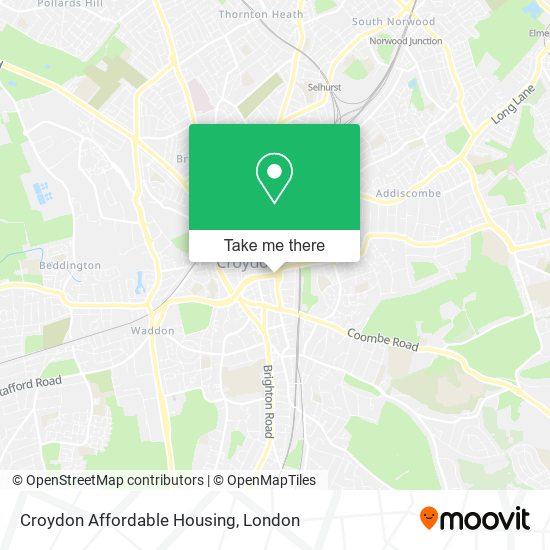 Croydon Affordable Housing map