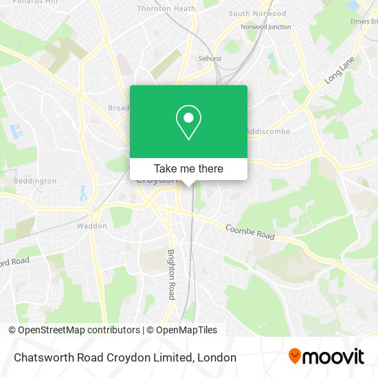 Chatsworth Road Croydon Limited map