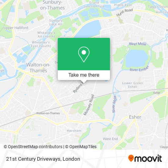 21st Century Driveways map