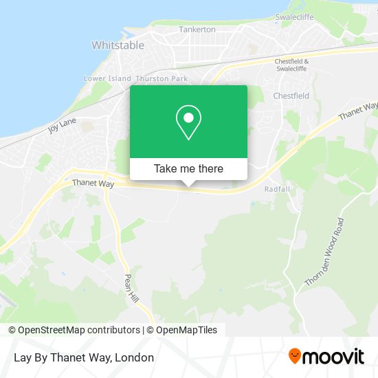 Lay By Thanet Way map